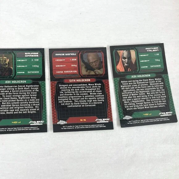 2023 Topps Chrome Perspectives & Throwback Thursday Star Wars Trading Cards - 4 - Picture 5 of 5